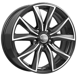 Диск K&K KC867 (ZV 17_Qashqai) 7x17 5x114,3 ET40 DIA 66,1 Алмаз черный